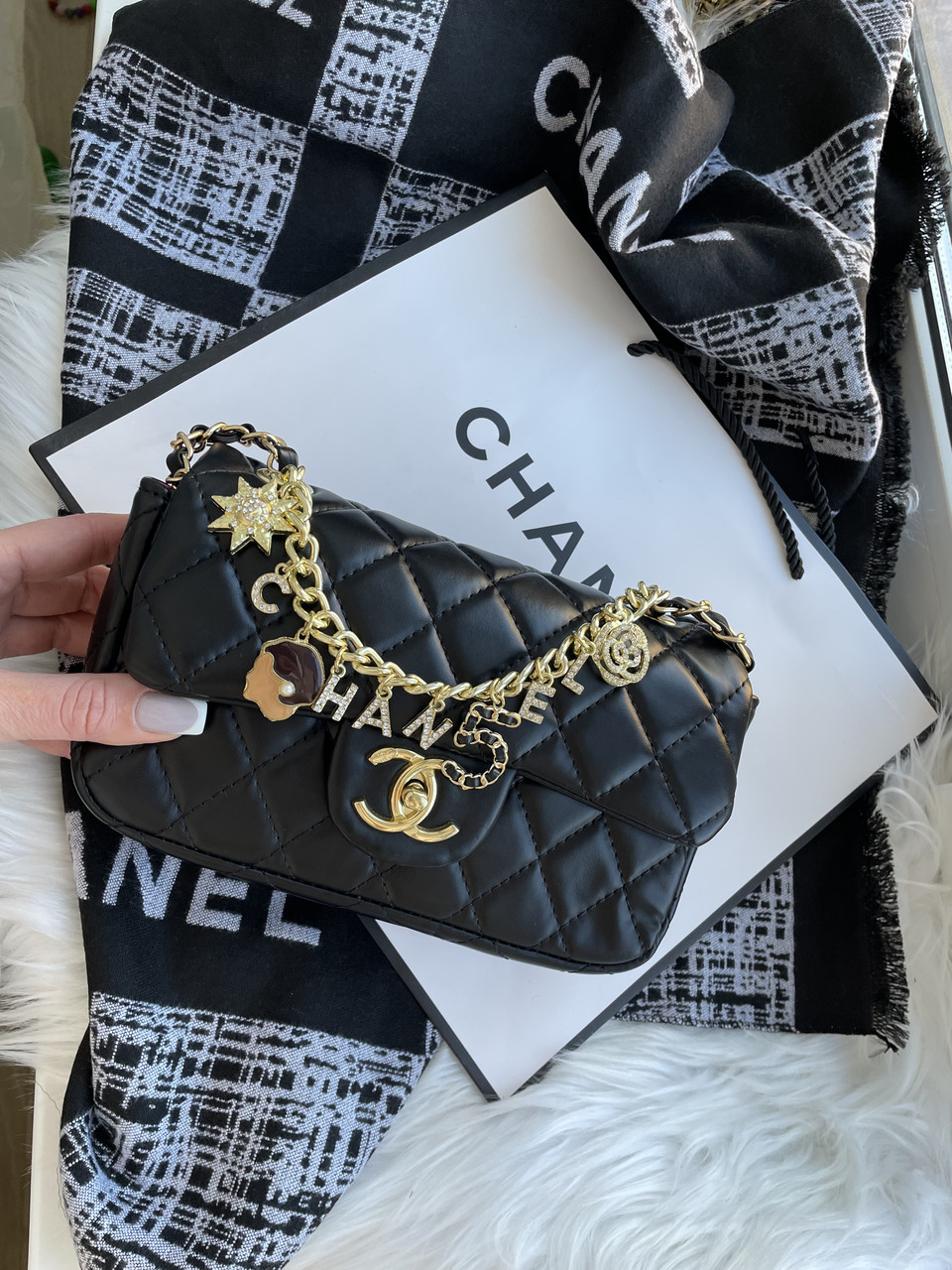 Жіноча брендова сумка Шанель / стильна жіноча сумочка на ремені Chanel, фото 1