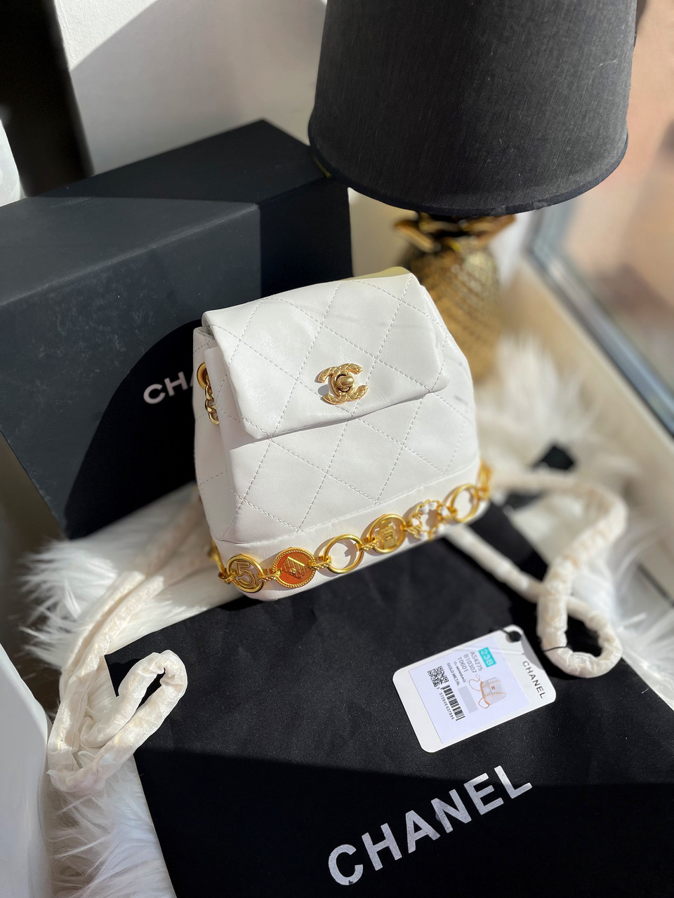 Жіноча брендова сумка Шанель / стильна жіноча сумочка на ремені Chanel, фото 1