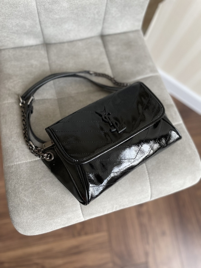 Жіноча брендова сумка Ів Сен Лоран / стильна жіноча сумочка на ремені Yves Saint Laurent, фото 1