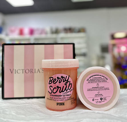 Скраб для тіла Victorias Secret Pink Berry Body Scrub 283ml, фото 1