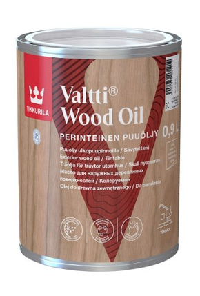 Олія Tikkurila Vallti Wood Oil базіс ЕС 0,9л, фото 1