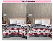 Новорічні турецькі бавовняні пледи 200*220 TM Vefa Christmas