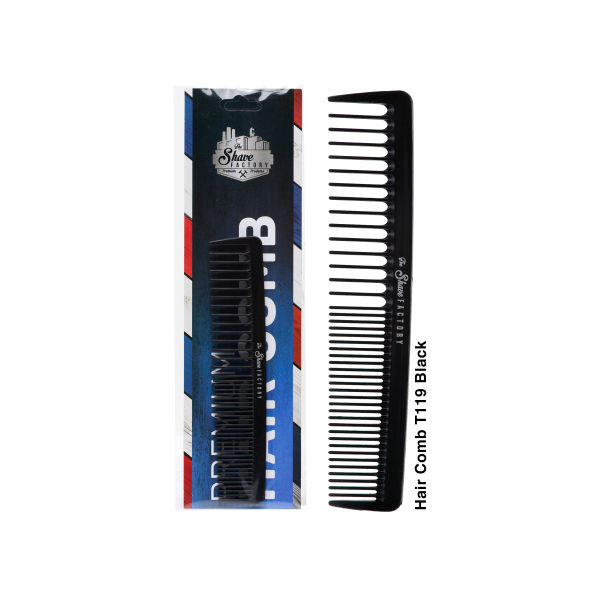 Чоловічий гребінець для волосся The Shave Factory Т119 black