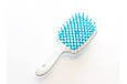 Janeke Superbrush  щітка для волосся  біло-блакитна, фото 5