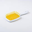 Janeke Superbrush  щітка для волосся  біло-жовта, фото 4