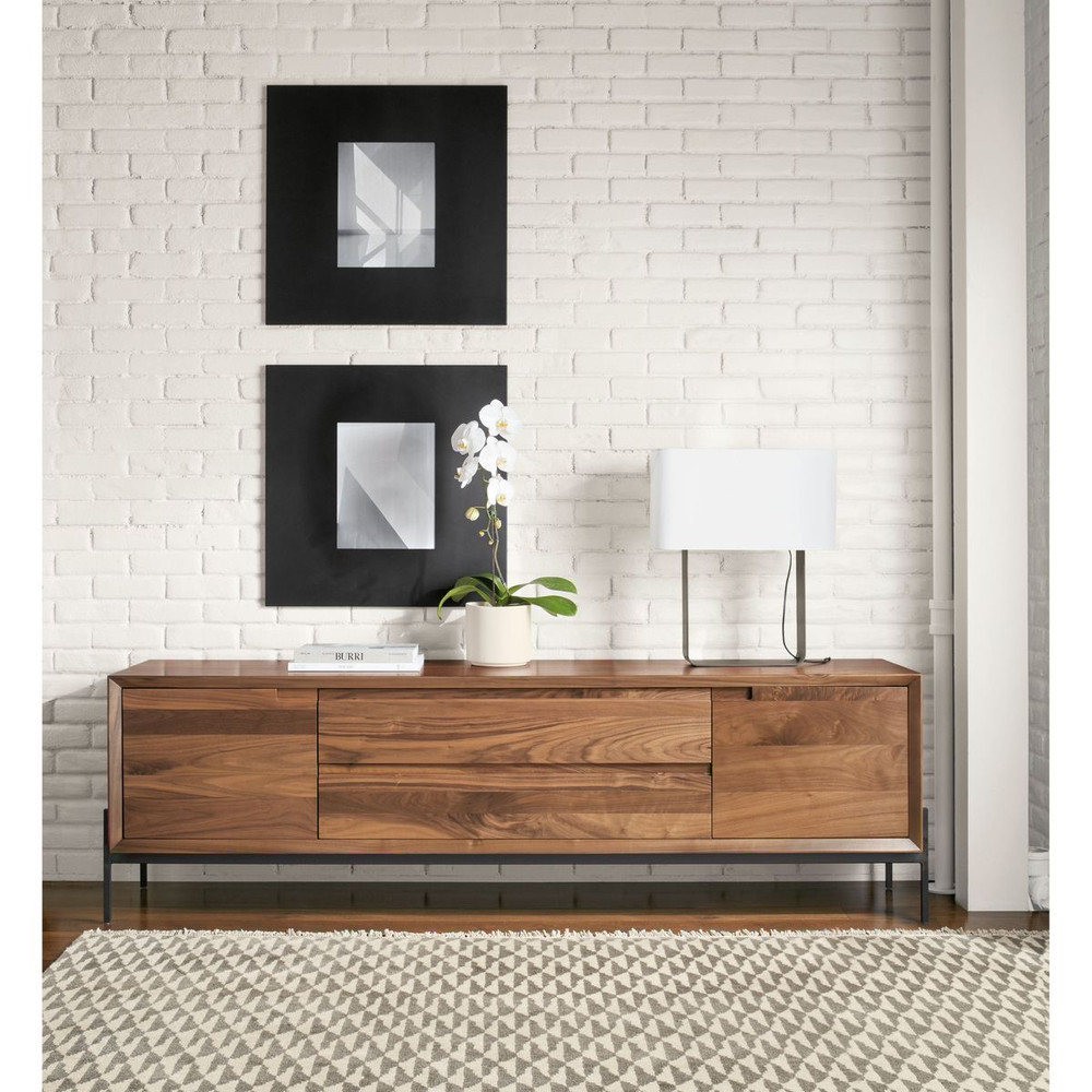 Комод у вітальню довгий із натурального дерева ясен "К-12" 1900х450х600 мм, фото 1