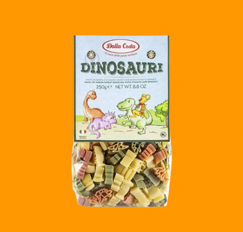 Макарони DALLA COSTA BIO, Baby Динозаври 250 гр. Італія