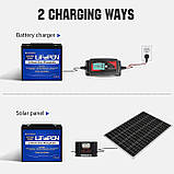 Акумулятор Eco Worthy LiFePO4 12V 24Ah (288Wh) літій залізо фосфатна батарея із вбудованим BMS, 3000+ циклів, фото 5