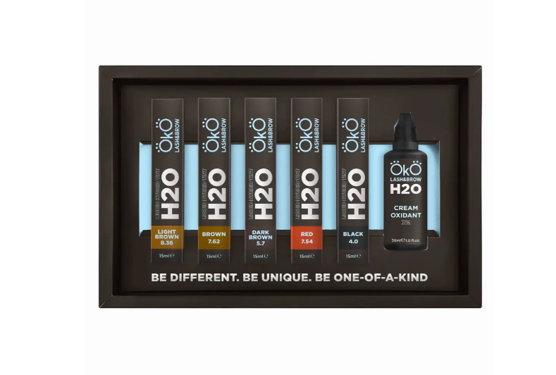 OkO Набір фарби для брів та вій Liquid Hybrid Tint H20
