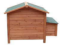 Курник HECHT OLIVER, 134 x 90 x 99 см, деревина ялиці, з бітумним дахом, фото 3