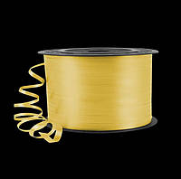 Стрічка поліпропіленова жовта для кульок 5 мм - 90 м
