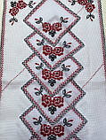 Набір вишитих серветок на панамі ручної роботи, фото 2