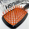 Janeke Superbrush щітка для волосся чорно-помаранчева, фото 5