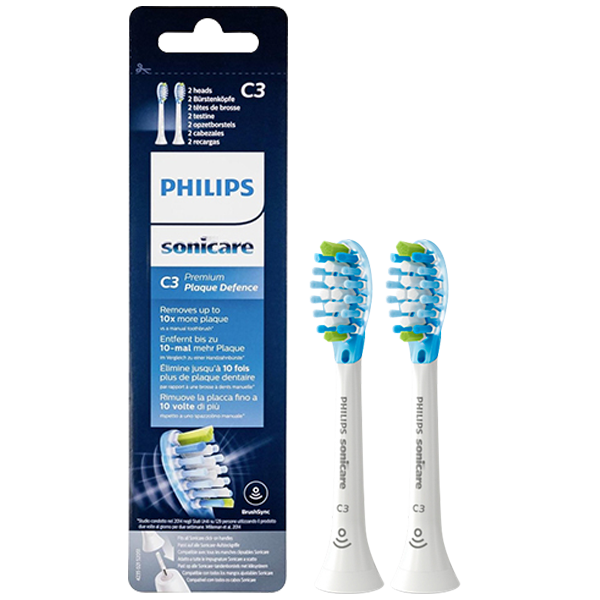 Насадки на зубні щітки Philips Sonicare C3 Premium Plaque Control HX9042/17 (2 шт.)