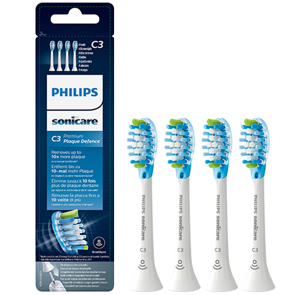 Насадки на зубні щітки Philips Sonicare C3 Premium Plaque Control HX9044/17 (4 шт.)