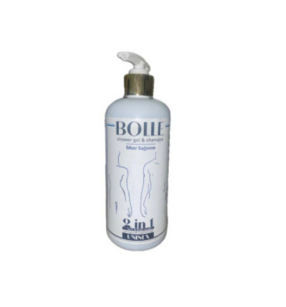 Шампунь-Гель для душу 2в1 "Bolle" blue lagoon 500г, дозатор (4820210441174)