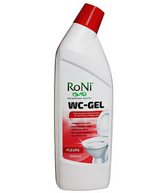 Засіб для миття унітазів "RoNi" 1л, квітковий (4820210440788)