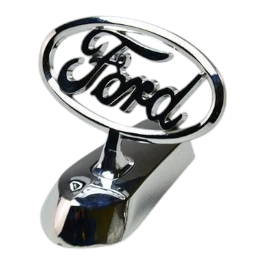 Емблема приціл Ford (металева LUXE версія) Хром 140г (на скотчі), фото 1