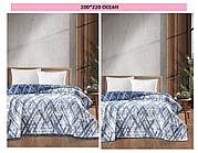 Турецькі бавовняні пледи 200*220 TM Vefa Ocean