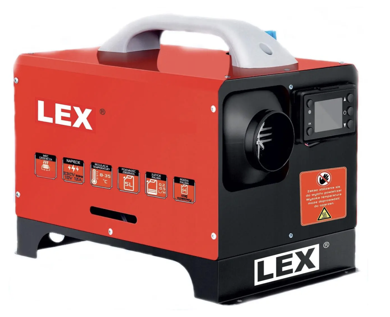 Автономний обігрівач дизельний WEBASTO 12В 12 кВт LEX LXOH12kv