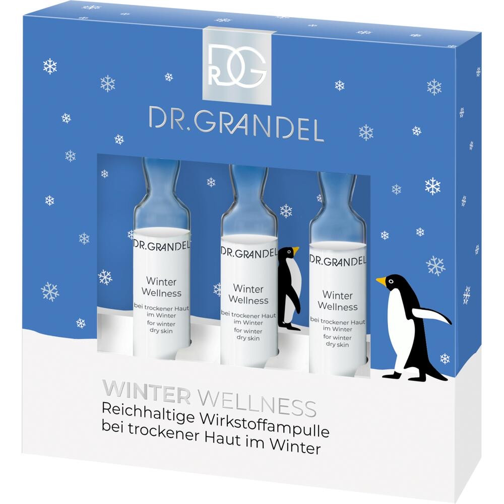 Ампули проти сухості шкіри взимку Dr. Grandel Winter Wellness, 3 х 3 мл