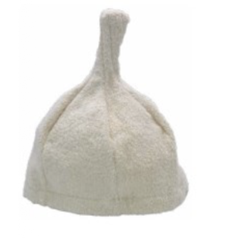 Шапка для лазні з льону 940 белая Harvia, фото 1