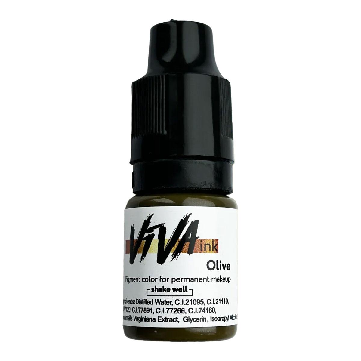 Пігмент для татуажу VIVA ink Corrector #2 Olive, 6 мл