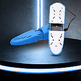 Сушарка для берц електрична, електросушарка для гірськолижного взуття, підігрів для взуття Hechpro синя 2564, фото 5
