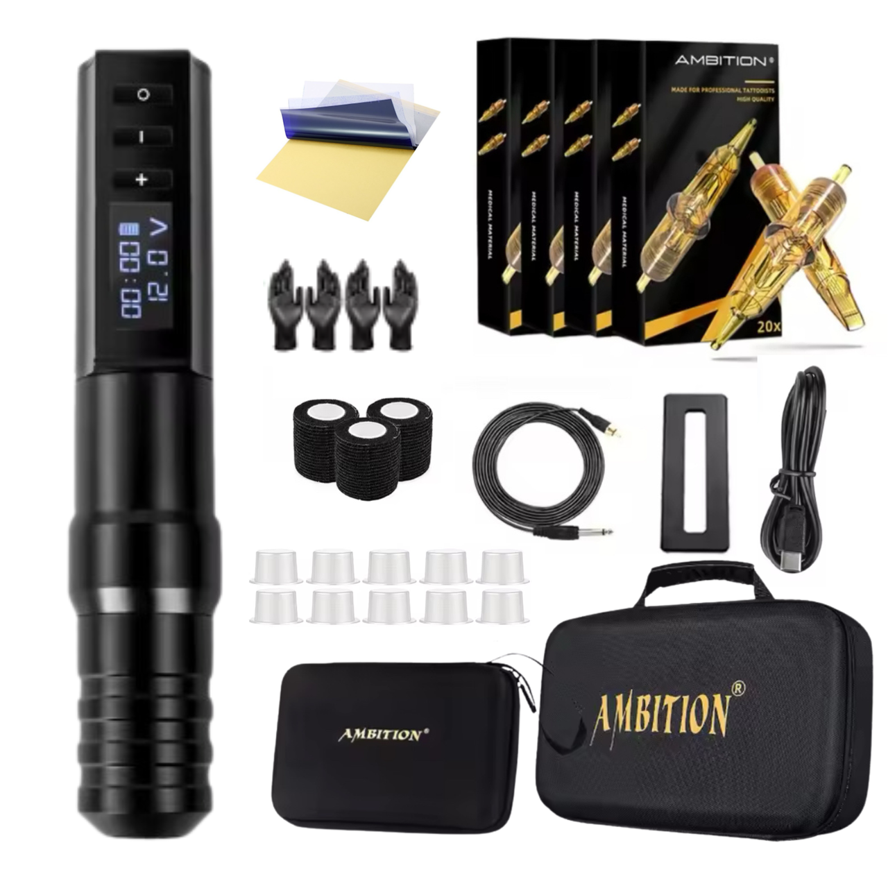 Бездротовий тату набір Ambition Hunter KIT