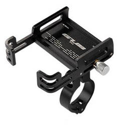 Тримач гаджета GUB P-11 алюмінієвий з поворотним механізмом, чорний