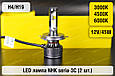 LED лампа NHK seria-3С H4/H19 45W 3000K/4500K/6000К (2 шт.), фото 3