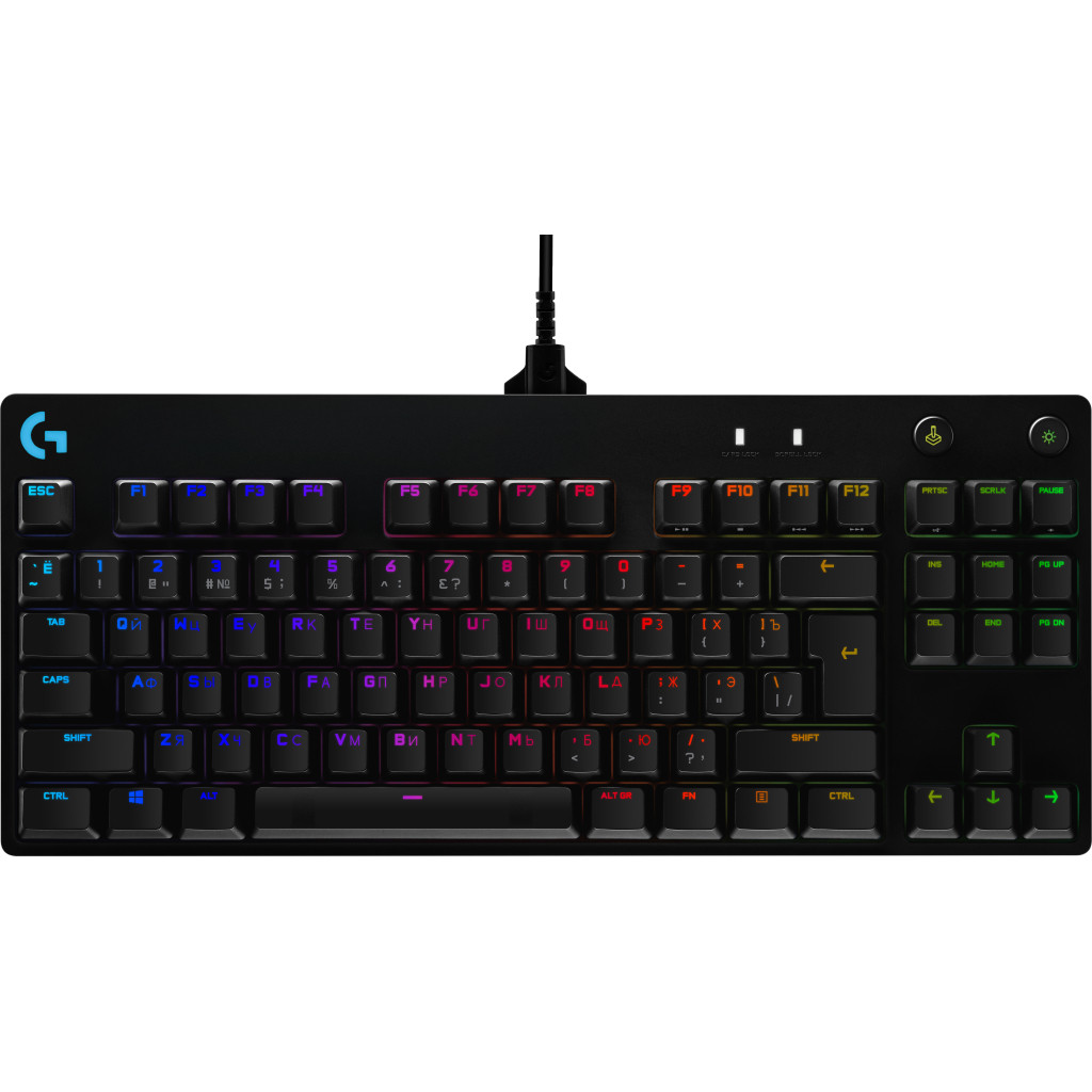 Клавіатура ігрова Logitech G Pro Mechanical Gaming Black, фото 1