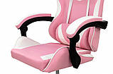 Крісло комп'ютерне Слім колір РОЖЕВО-БІЛИЙ ТМ Мікс Меблі, фото 7