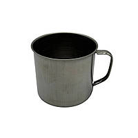 Кружка з нержавіючої сталі зі знімною ручкою Кружка нержавійка №3 D 10 cm H 9 cm 600 мл ВИЩИЙ СОРТ