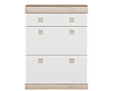 Тумба для взуття Соната 800, Дуб Сонома, Білий, фото 2