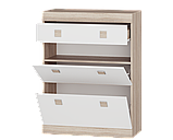 Тумба для взуття Соната 800, Дуб Сонома, Білий, фото 3