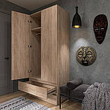 Шафа дводверна Лайт ШЛ-2 з шухлядами, Дуб Сонома, фото 5