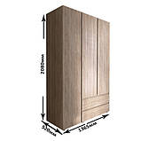 Шафа тридверна Лайт ШЛ-3, Дуб сонома, фото 7