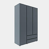 Шафа тридверна Лайт ШЛ-3, Графіт, фото 6