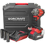 Акумуляторний безщітковий гайковерт ударний WORCRAFT CIW‑S20LiBM‑450, 1/2'' квадрат, фото 11