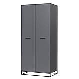 Шафа Art in Head Ascet 900x2000x590 Графіт Безкоштовна Доставка, фото 2