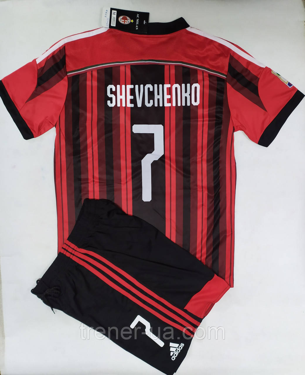 Футбольна форма доросла Milan Shevchenko 7 червоно-чорна