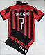 Футбольна форма доросла Milan Shevchenko 7 червоно-чорна, фото 3