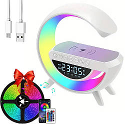 Лампа з бездротовою BT-3401 + Подарунок Світлодіодна стрічка Led mood lights / Світлодіодна смарт лампа