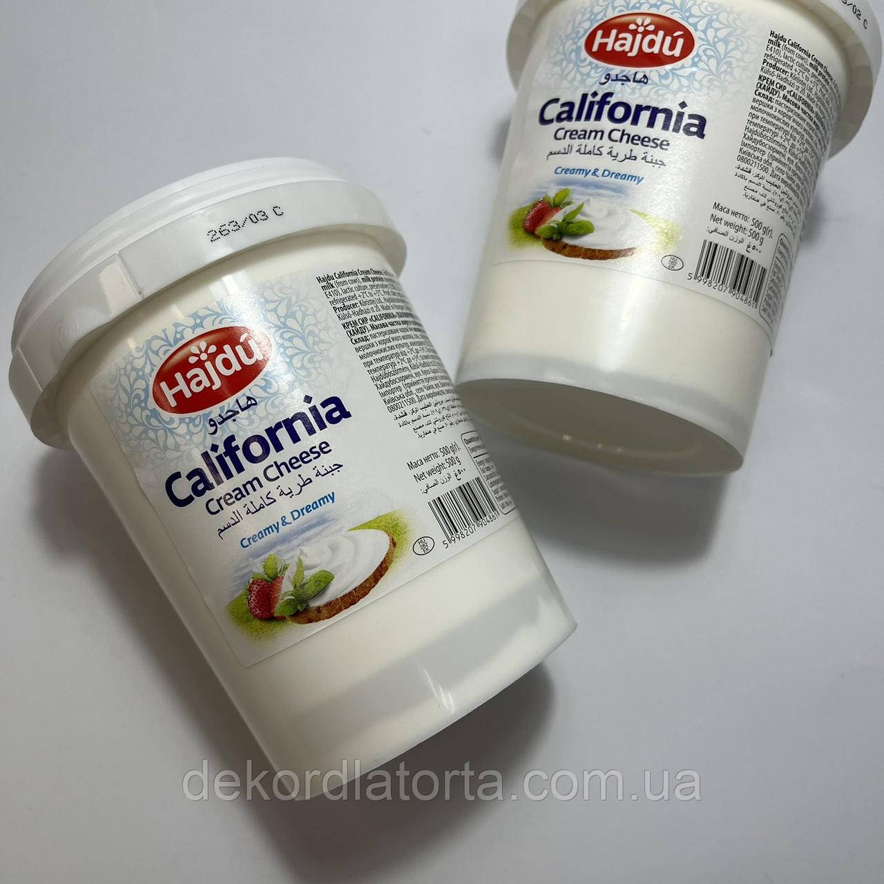 Крем-сир Hajdu California 60% 500г