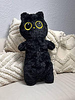 Мягкая игрушка чорный кот. Плюшевый Anime Cat