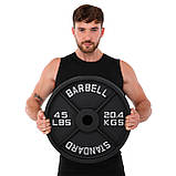 Млинці диски сталеві фарбовані 50 мм STANDARD SC-80103-45LB (1 шт х 20,4кг), фото 6