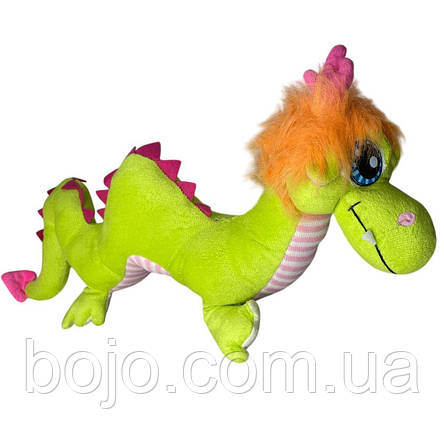 Мяка дитяча іграша Казковий дракончик, Салатовий, фото 2
