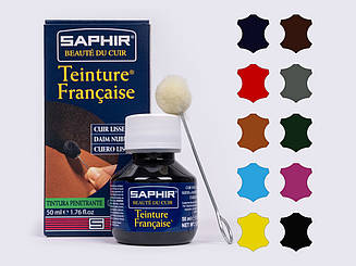 Фарба для відкритих типів шкір Saphir Teinture Francaise, 50 мл,(0812)