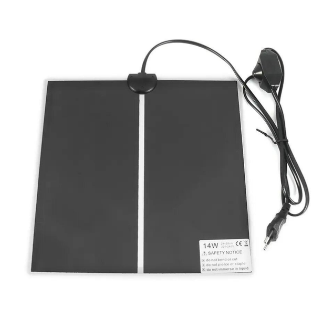 Нагрівальний мат Repti-Zoo Superior Mat 14W 28 x 28 см (з регулятором температури)